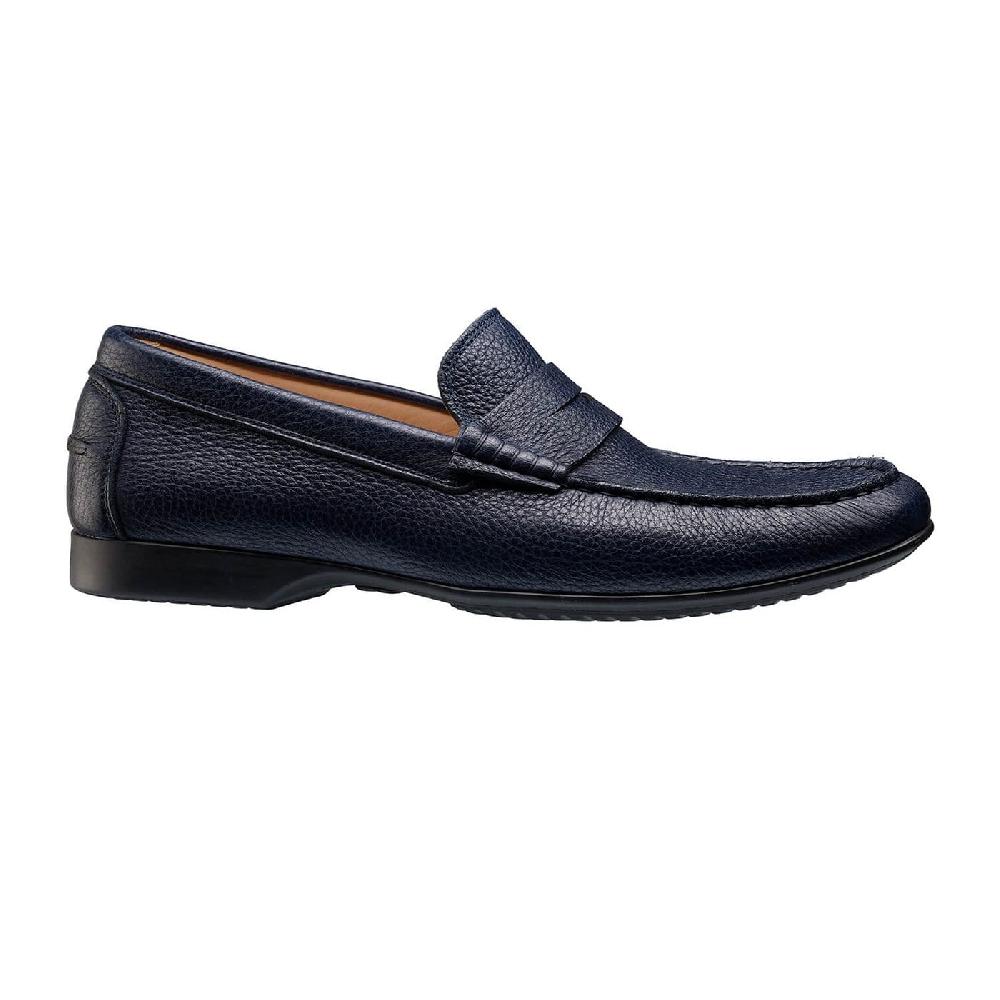 Crockett & Jones Genoa Navy Grain