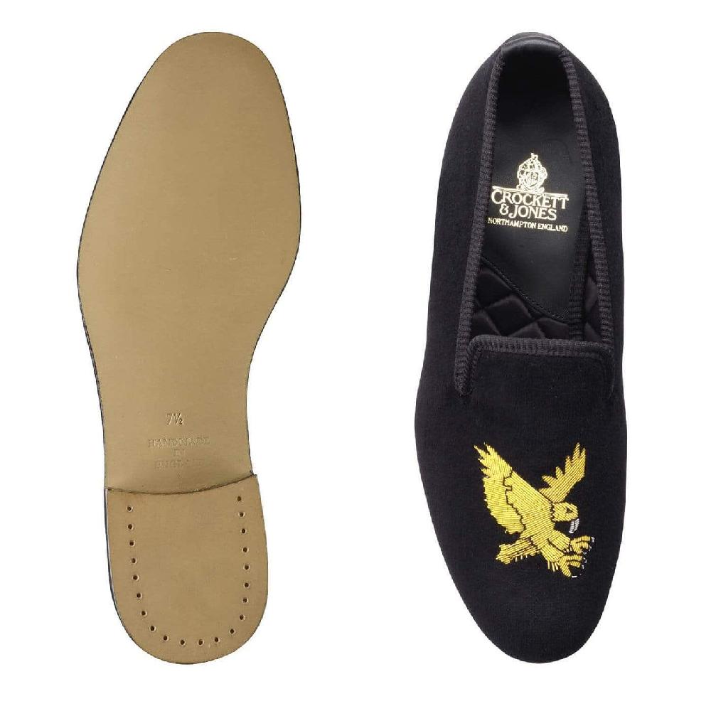 Crockett & Jones Golden Eagle Black Velvet