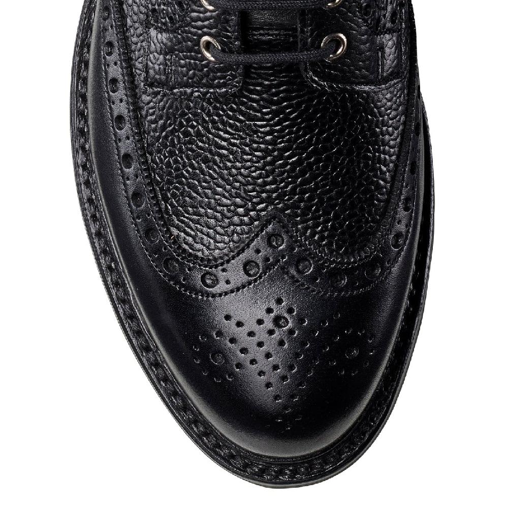 Crockett & Jones Grace 2 Black Calf & Scotch Grain