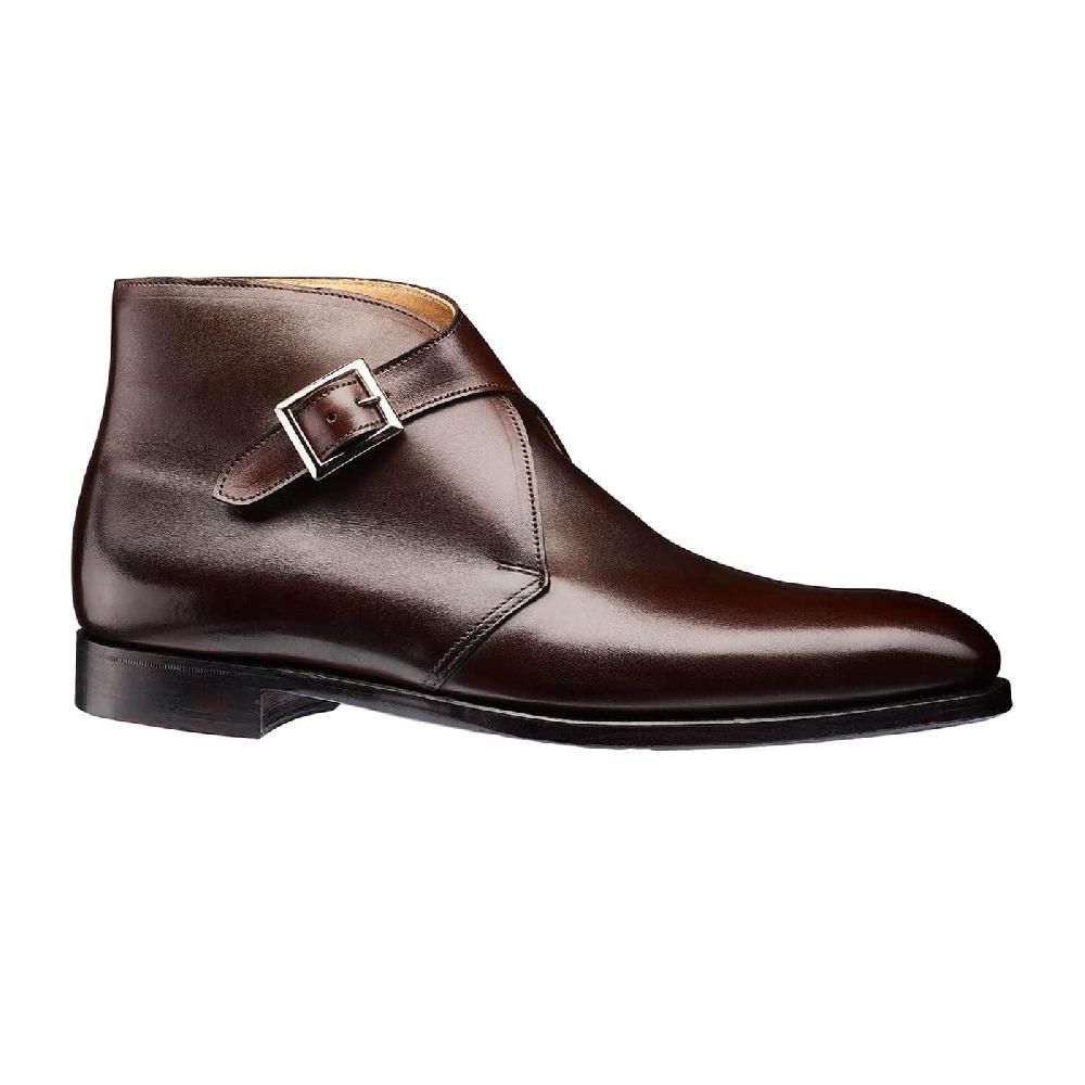Crockett & Jones Grosvenor Dark Brown Antique Calf