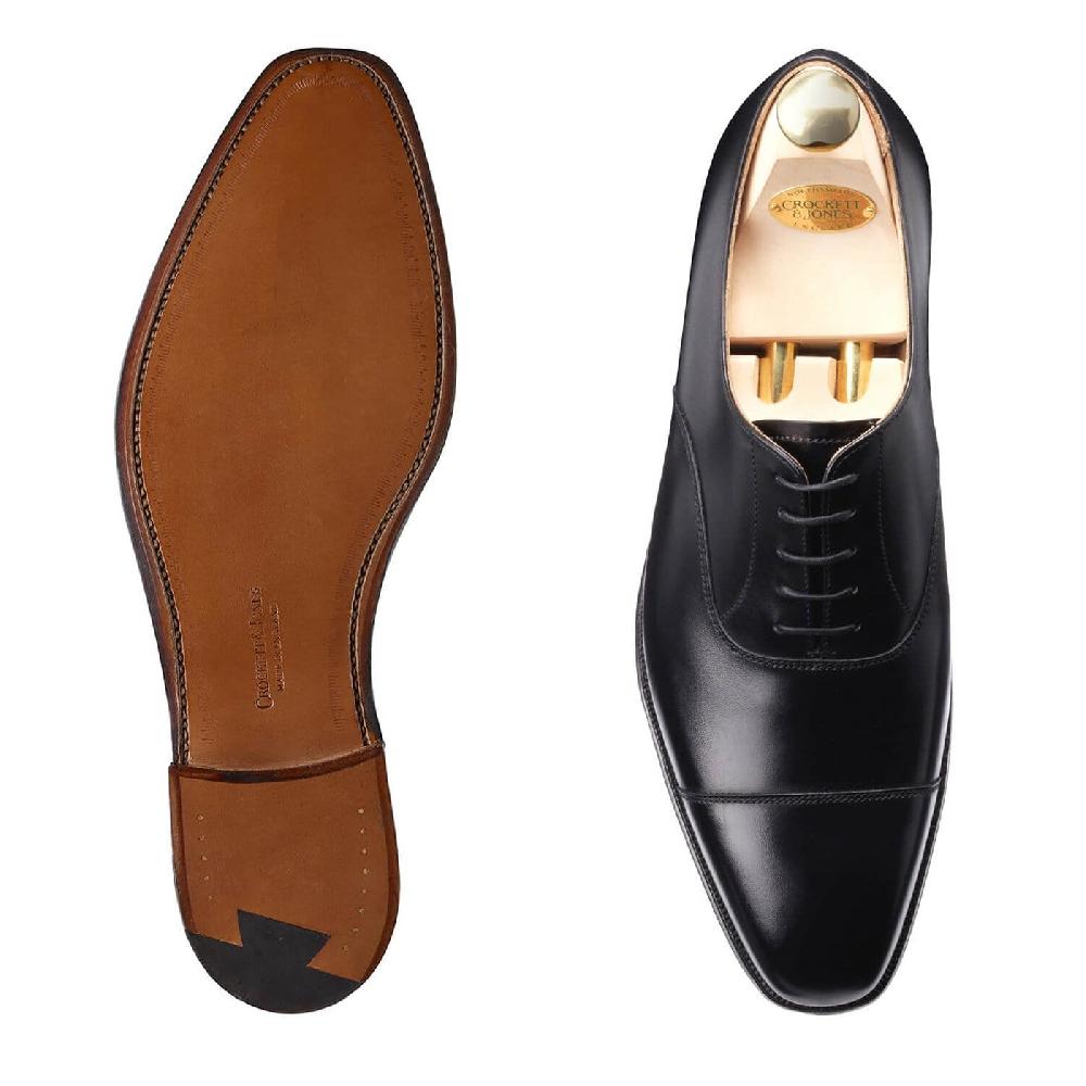 Crockett & Jones Hallam Black Calf