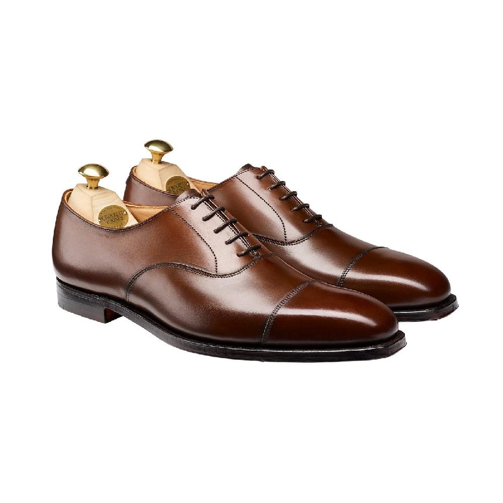 crockett & jones Hallam Dark Brown Burnished Calf