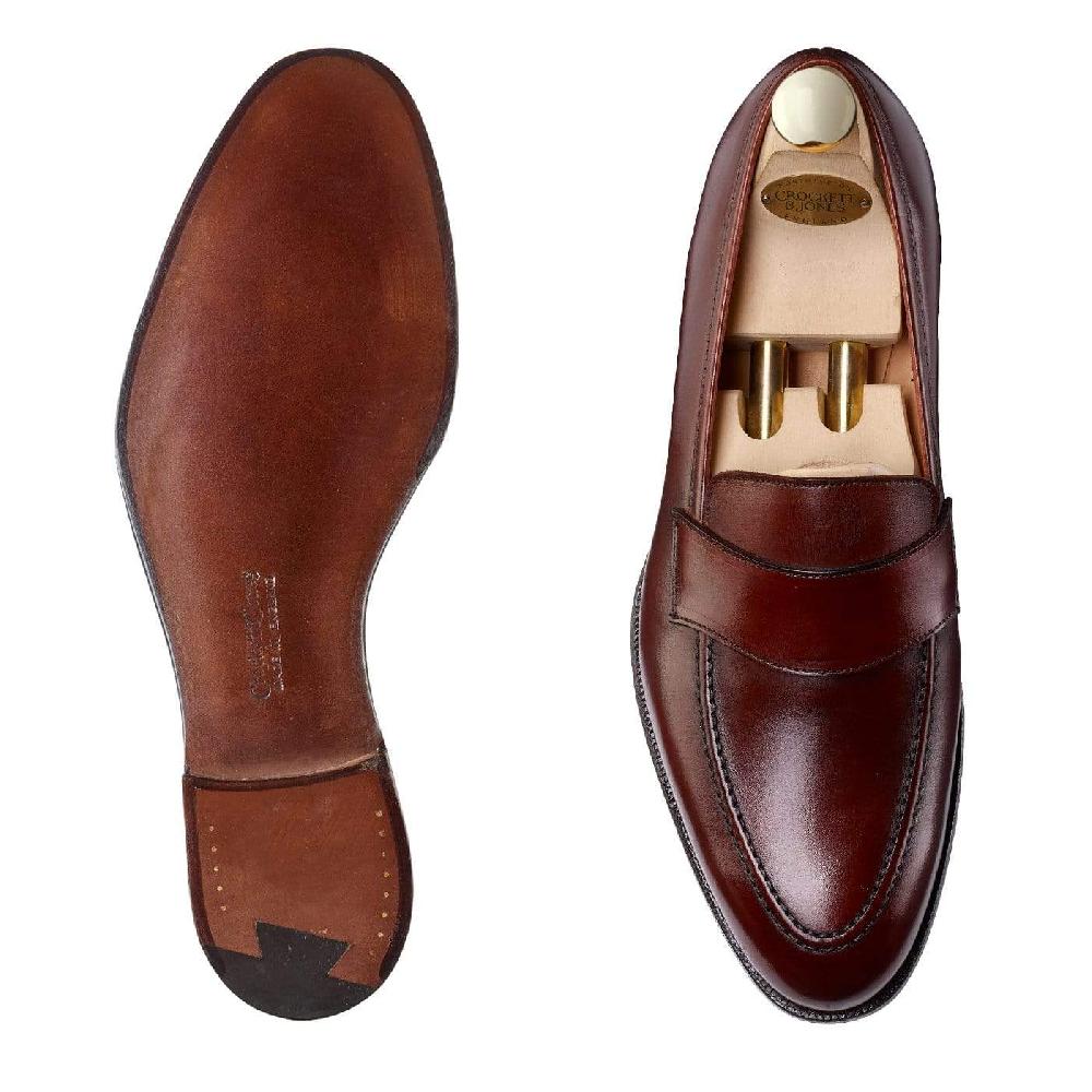 Crockett & Jones Harcourt Chestnut Antique Calf