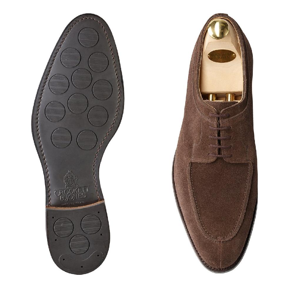 Crockett & Jones Hardwick Dark Brown Suede