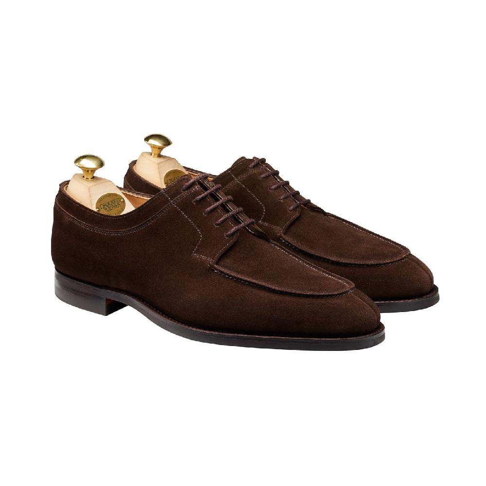 crockett & jones Hardwick Dark Brown Suede