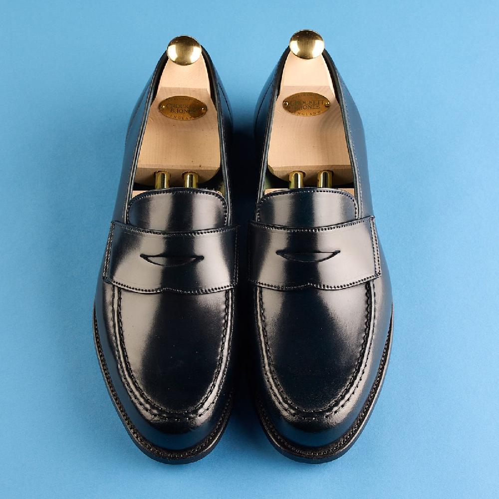 Crockett & Jones Harvard 2 Navy Cordovan