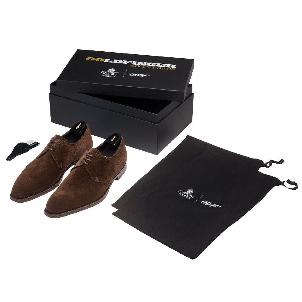 Crockett & Jones Highbury 2 Dark Brown Calf Suede