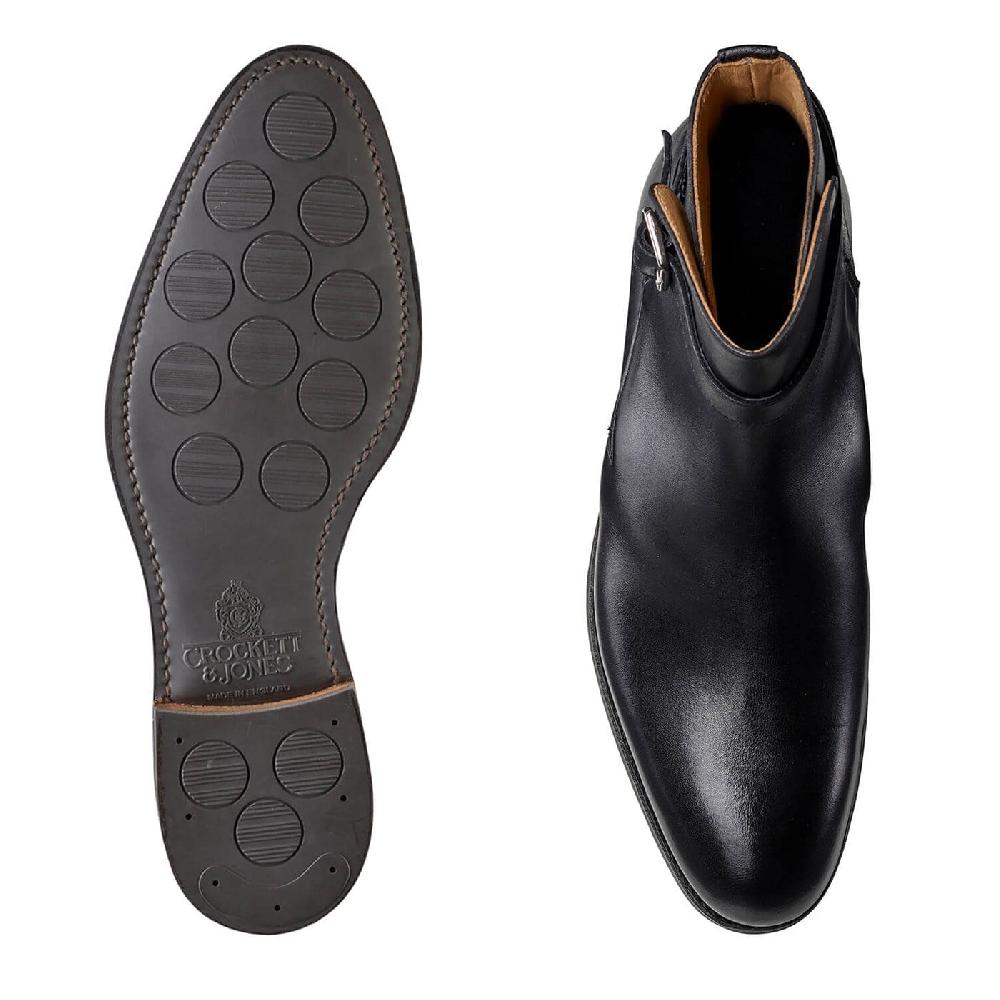 Crockett & Jones Holly Black Wax Calf