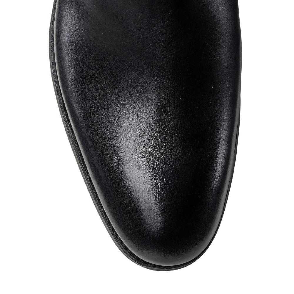 Crockett & Jones Holly Black Wax Calf