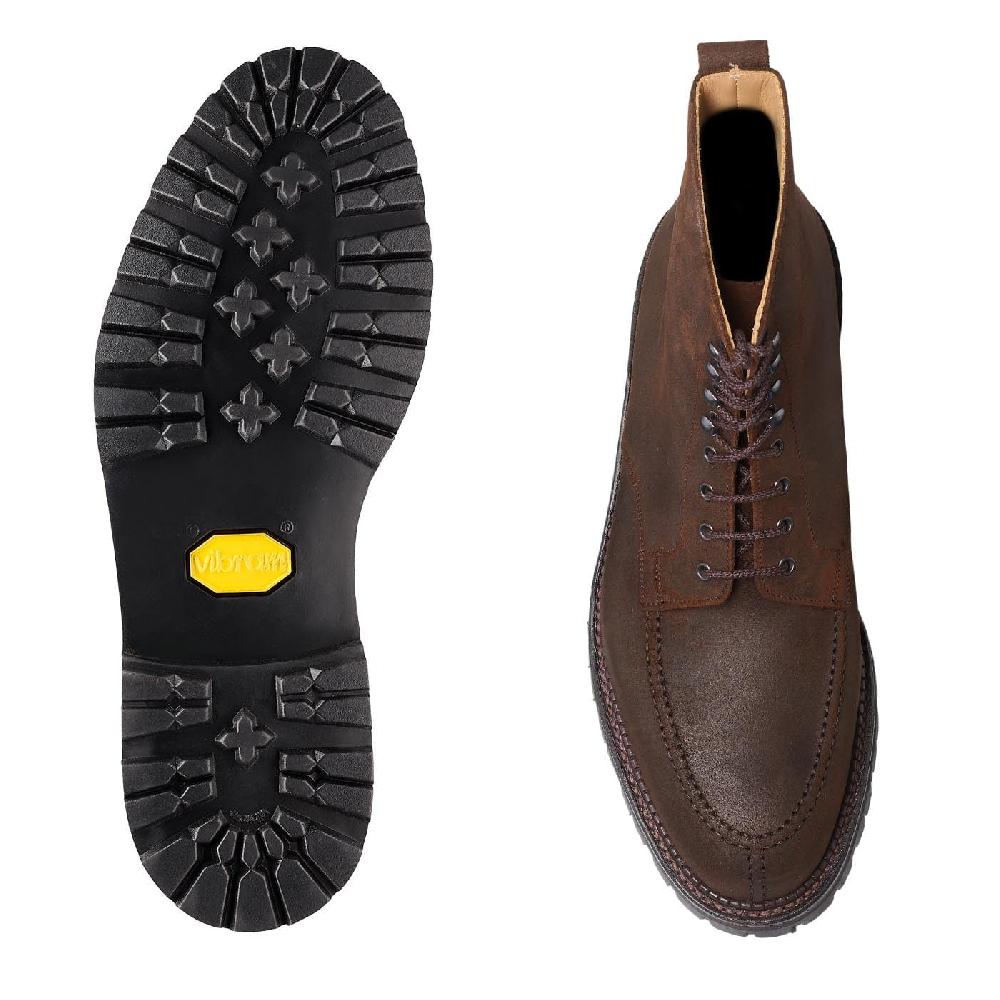 Crockett & Jones Indiana Dark Brown Rough-Out Suede