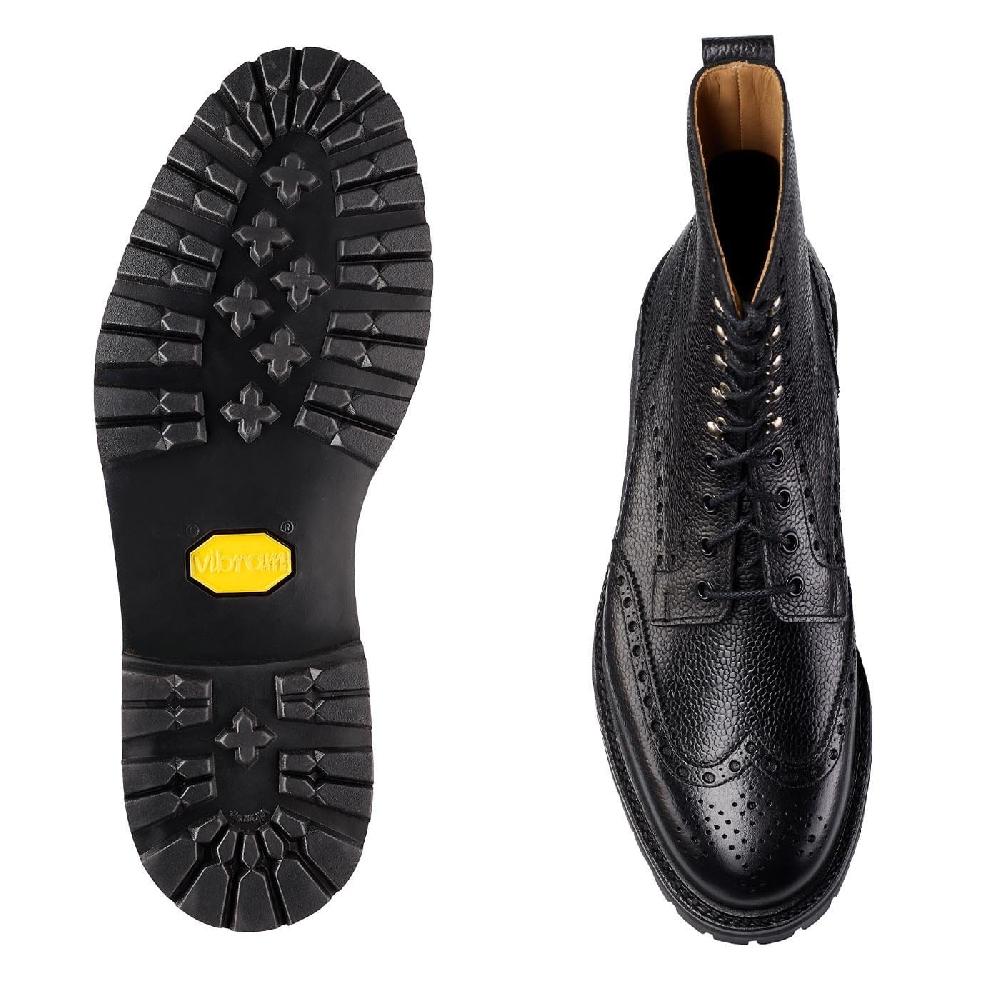 Crockett & Jones Islay Black Scotch Grain