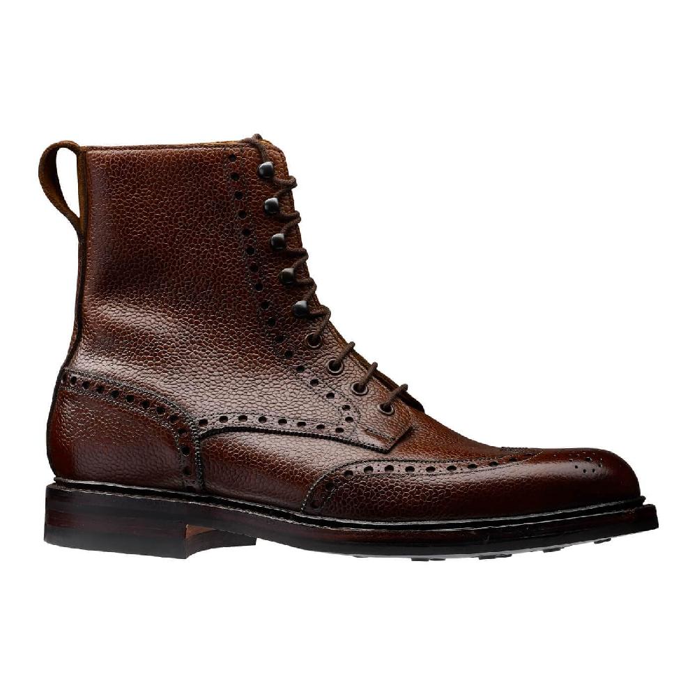 Crockett & Jones Islay Dark Brown Scotch Grain