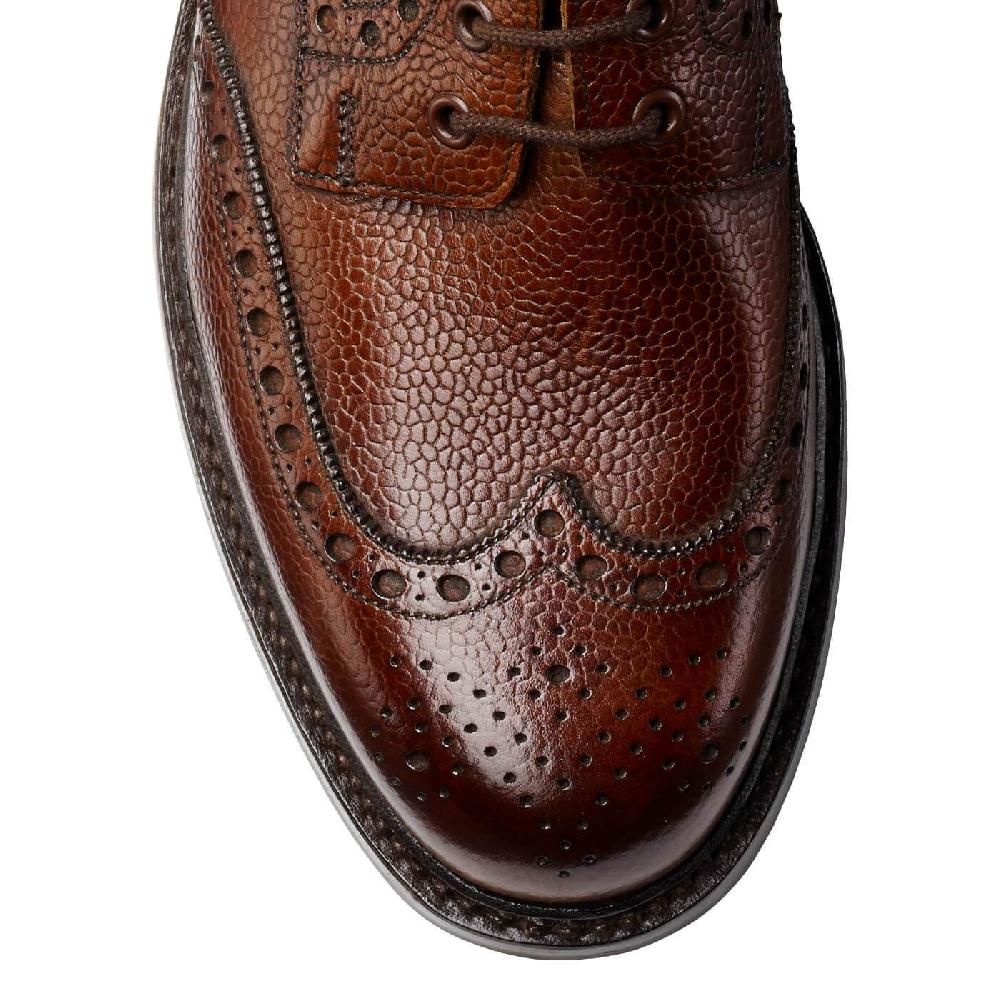 Crockett & Jones Islay Dark Brown Scotch Grain