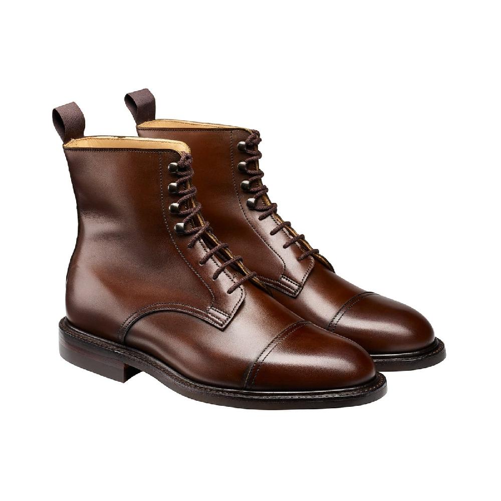 crockett & jones Jane Dark Brown Burnished Calf