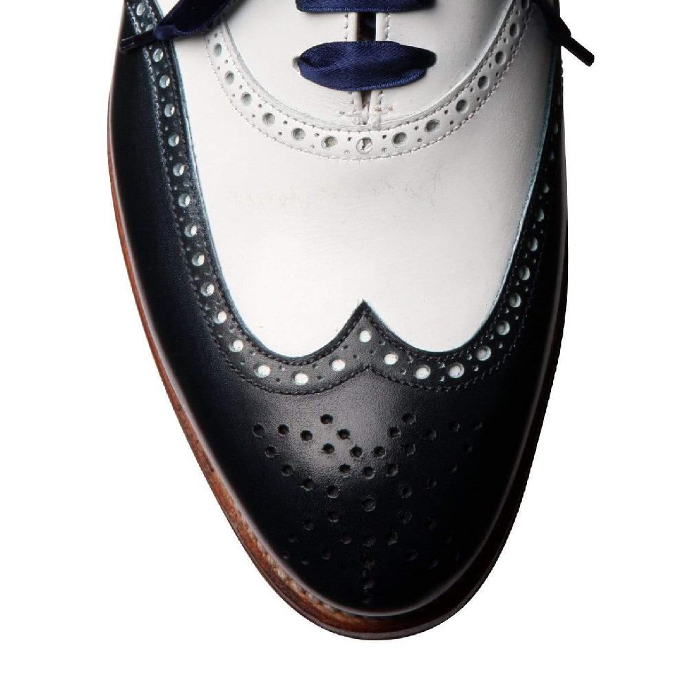 Crockett & Jones Jenny Navy & White Combination