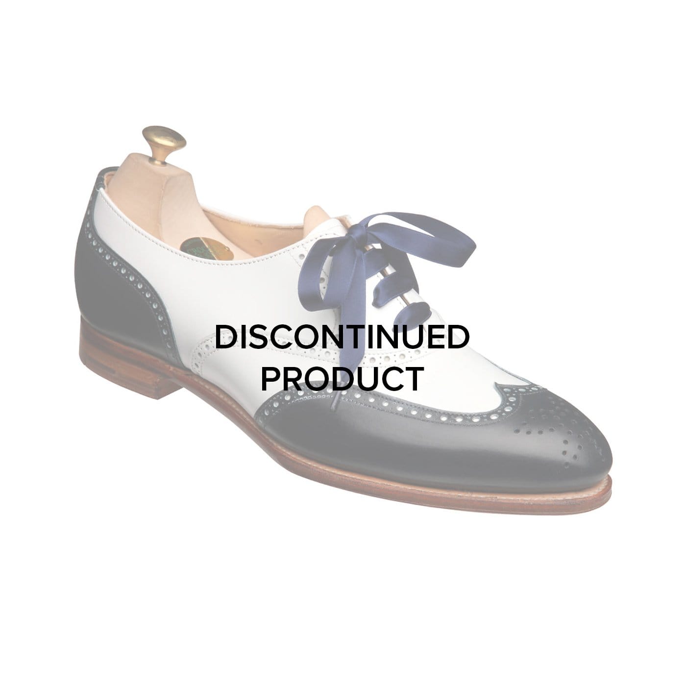 crockett & jones Jenny Navy & White Combination