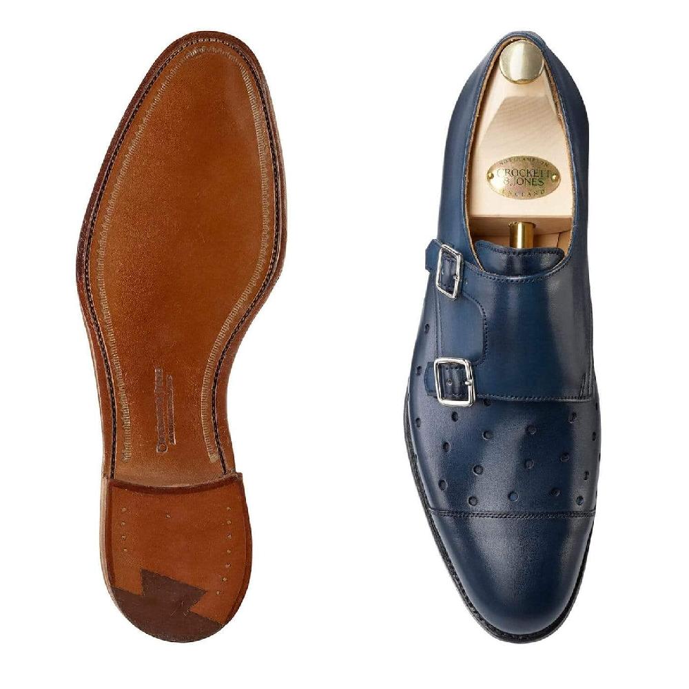Crockett & Jones Joanna 2 Blue Burnished Calf