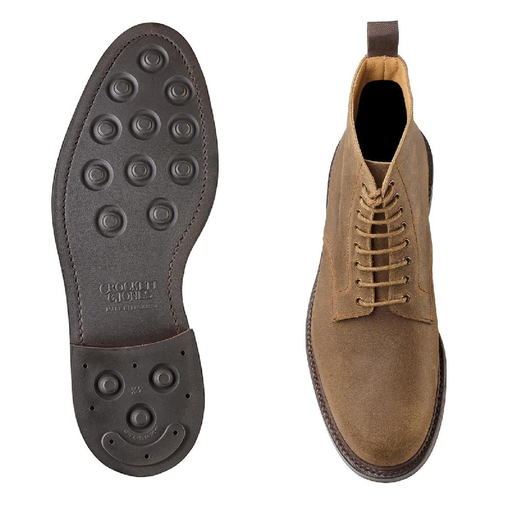 Crockett & Jones Kelso Natural Rough-Out Suede
