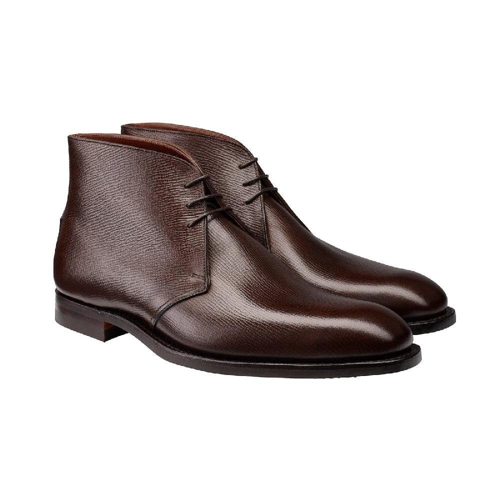 crockett & jones Kew Dark Brown Willow Grain