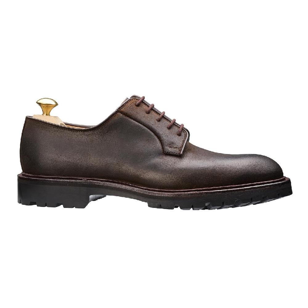 Crockett & Jones Lanark 3 Dark Brown Rough-Out Suede