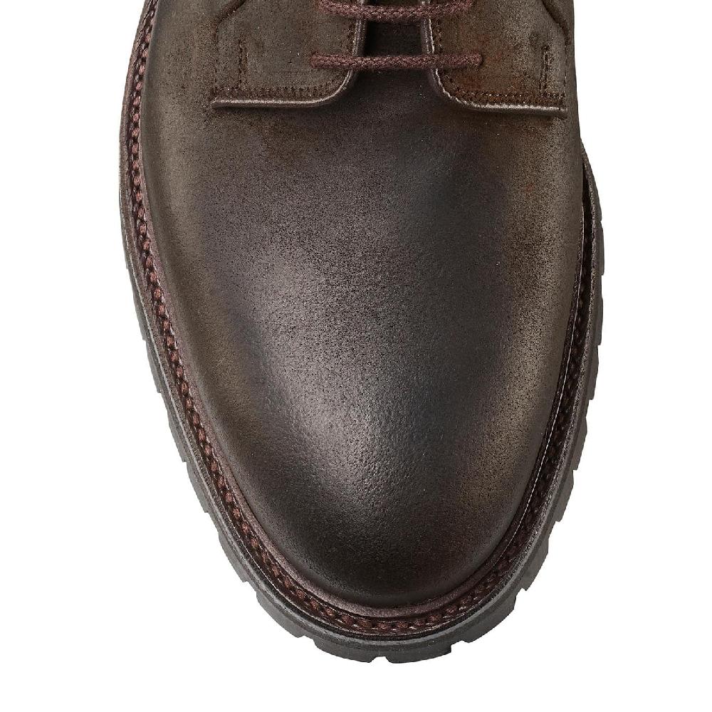 Crockett & Jones Lanark 3 Dark Brown Rough-Out Suede