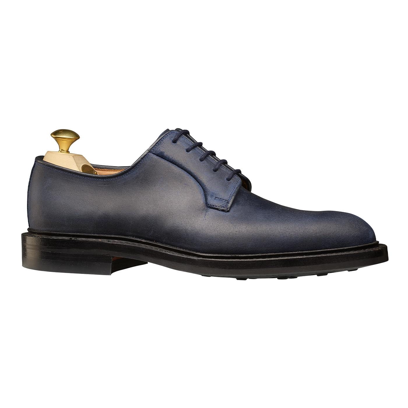 Crockett & Jones Lanark 3 Navy Rough-Out Suede