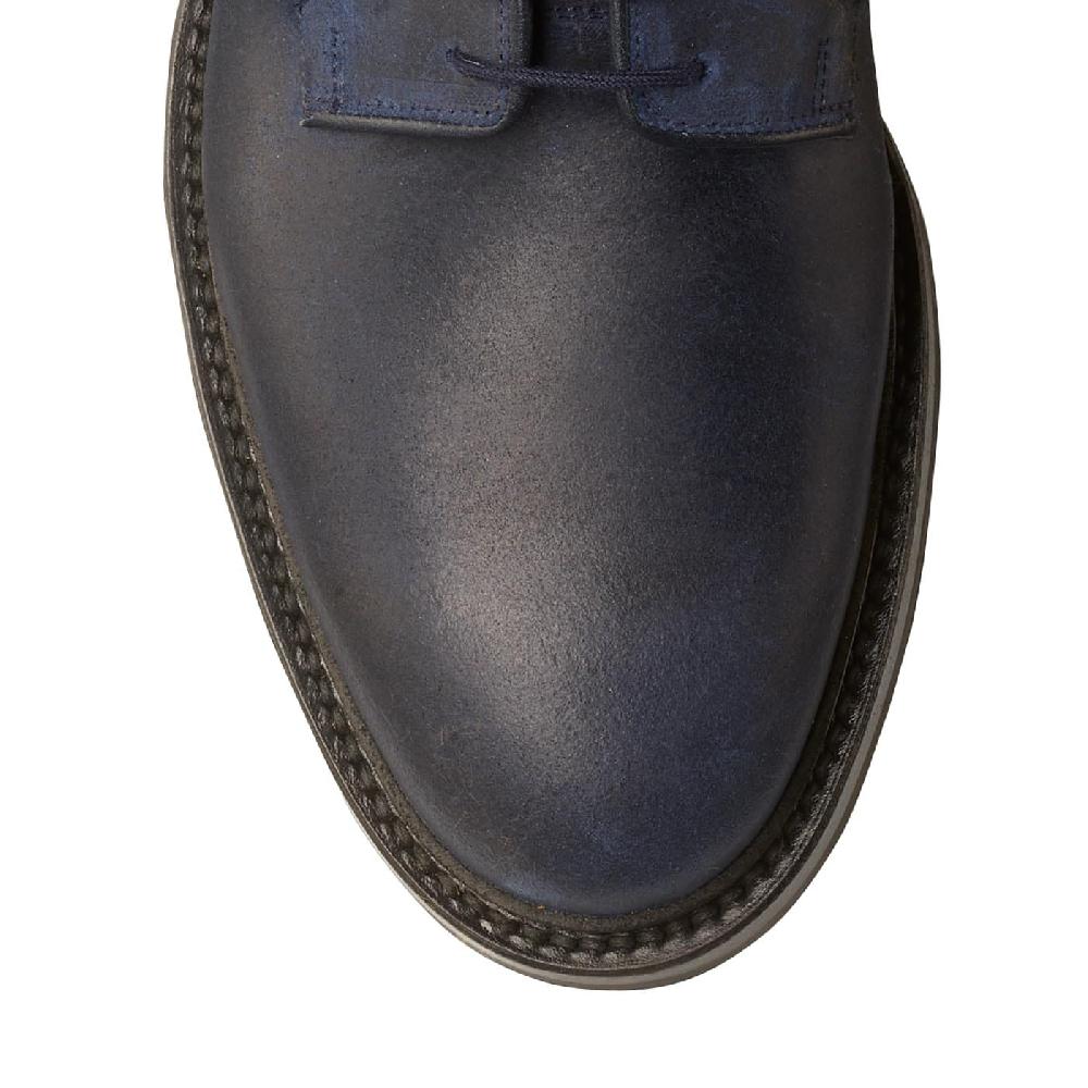 Crockett & Jones Lanark 3 Navy Rough-Out Suede