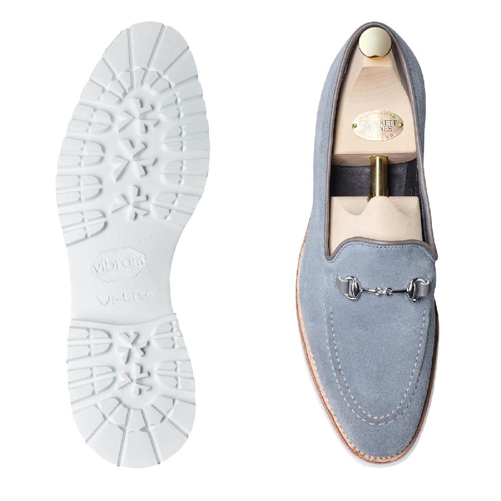 Crockett & Jones Laura Cloud Grey Suede