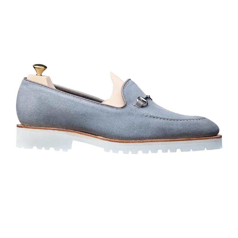 Crockett & Jones Laura Cloud Grey Suede