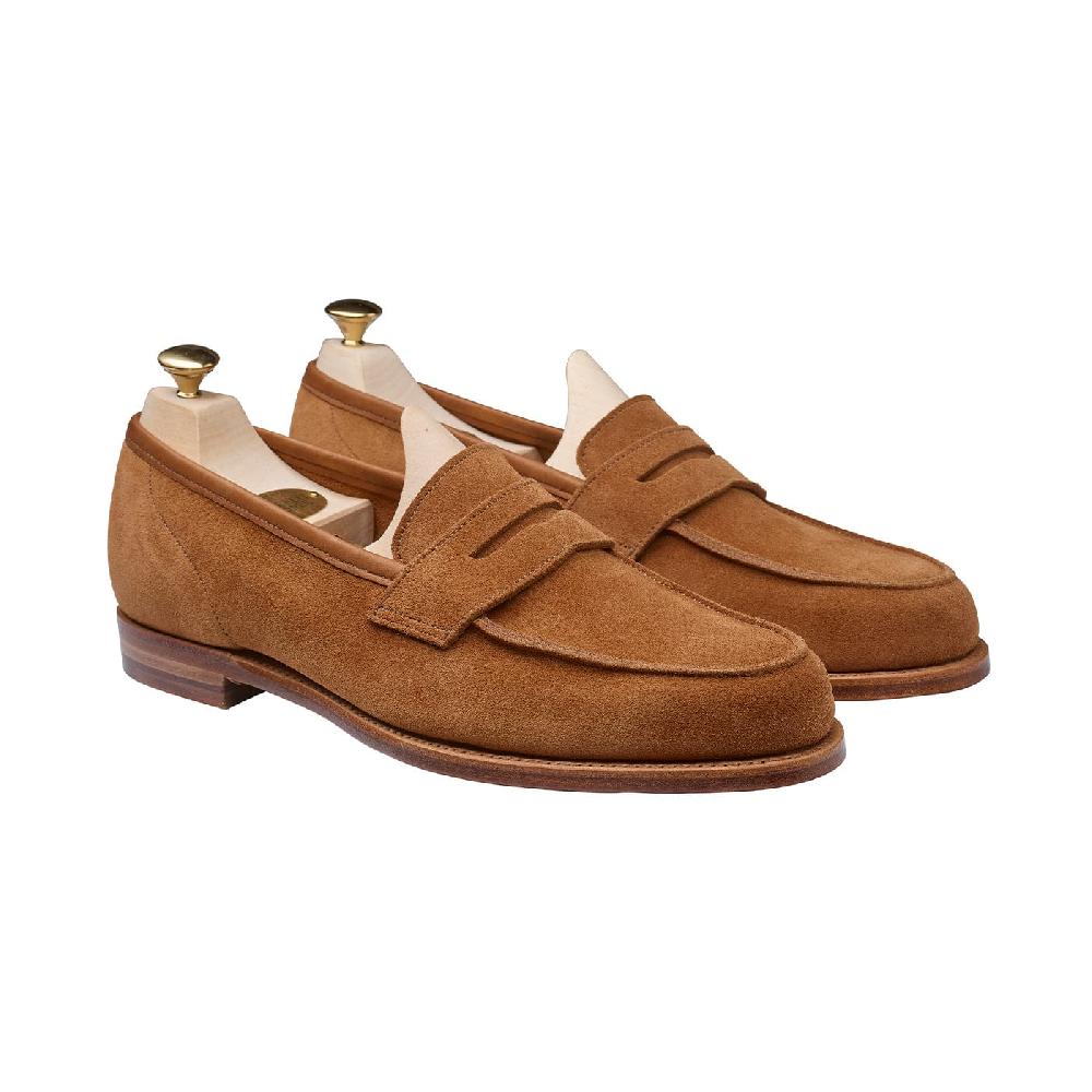 crockett & jones Lilou Tan Calf Suede