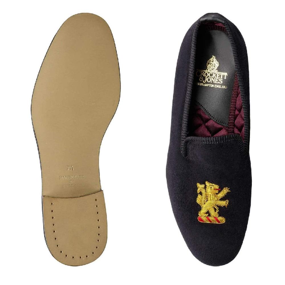 Crockett & Jones Lion Rampant Black Velvet