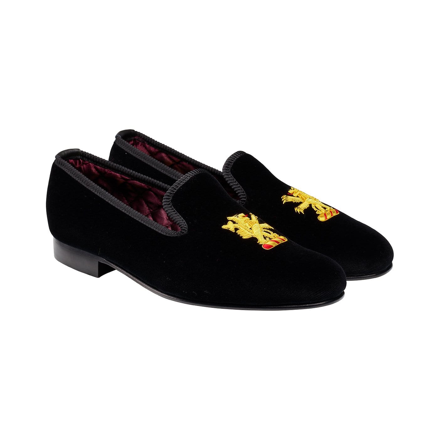 crockett & jones Lion Rampant Black Velvet