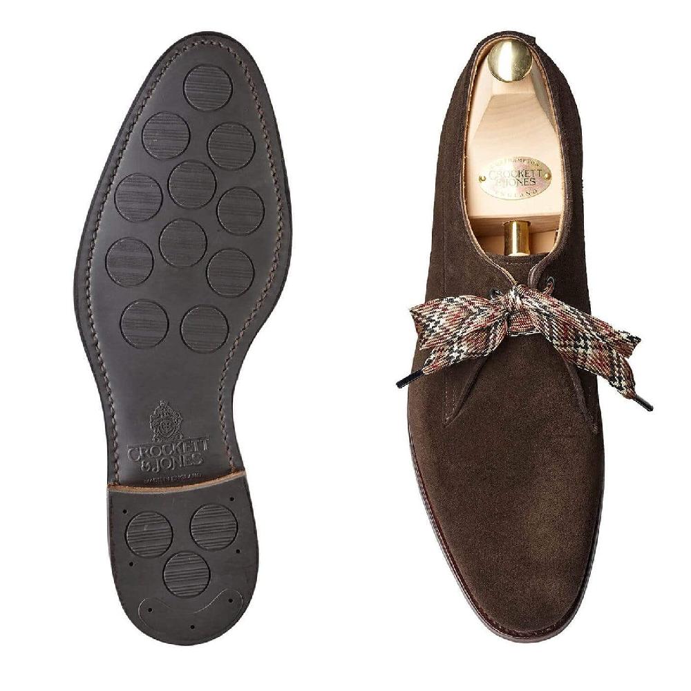 Crockett & Jones Lisa Dark Brown Suede