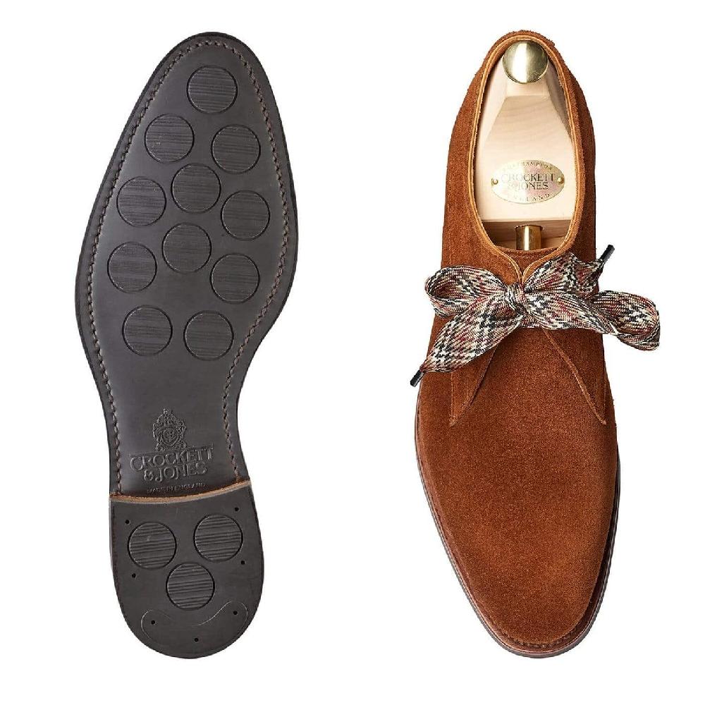 Crockett & Jones Lisa Polo Brown Calf Suede