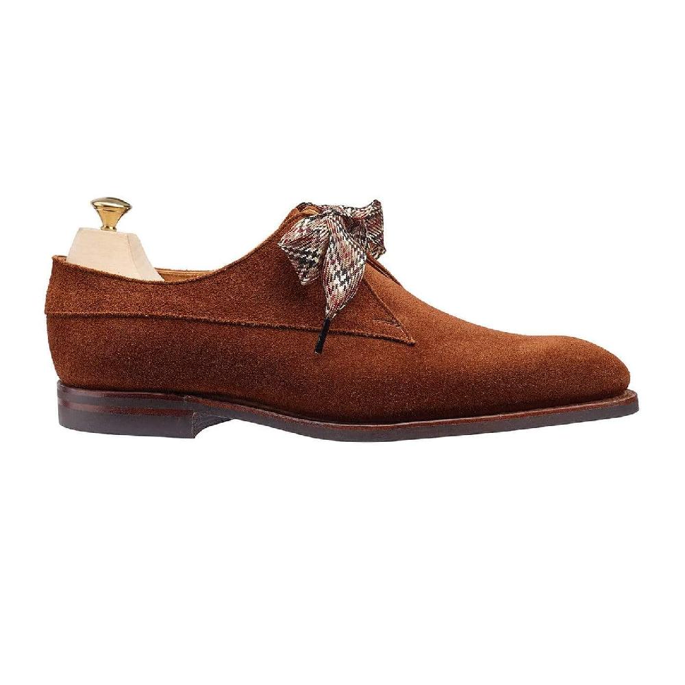 Crockett & Jones Lisa Polo Brown Calf Suede
