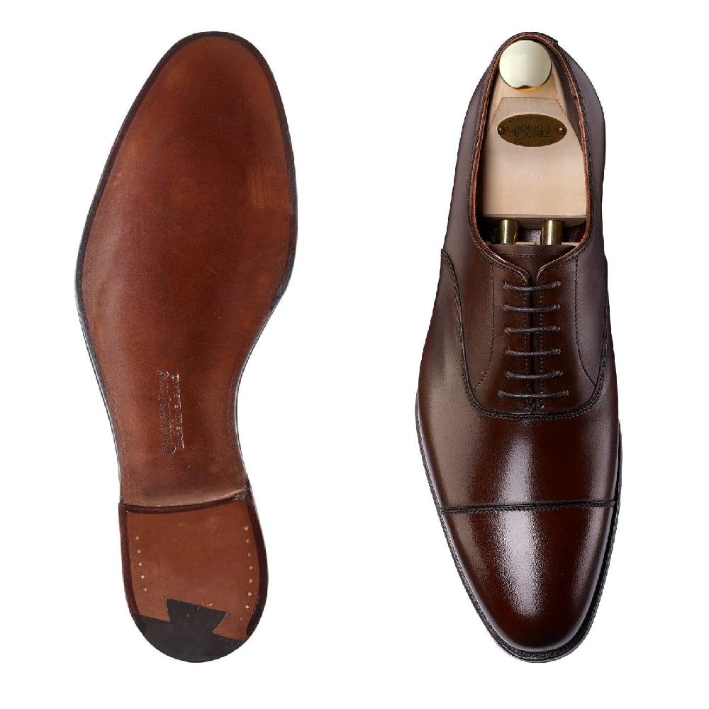 Crockett & Jones Lonsdale Dark Brown Antique Calf