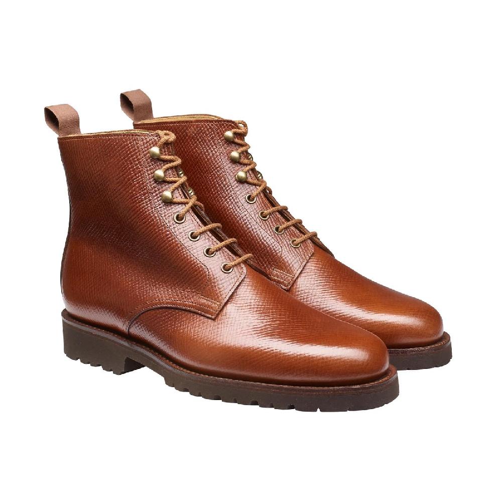 crockett & jones Lorna Walnut Hatch Grain