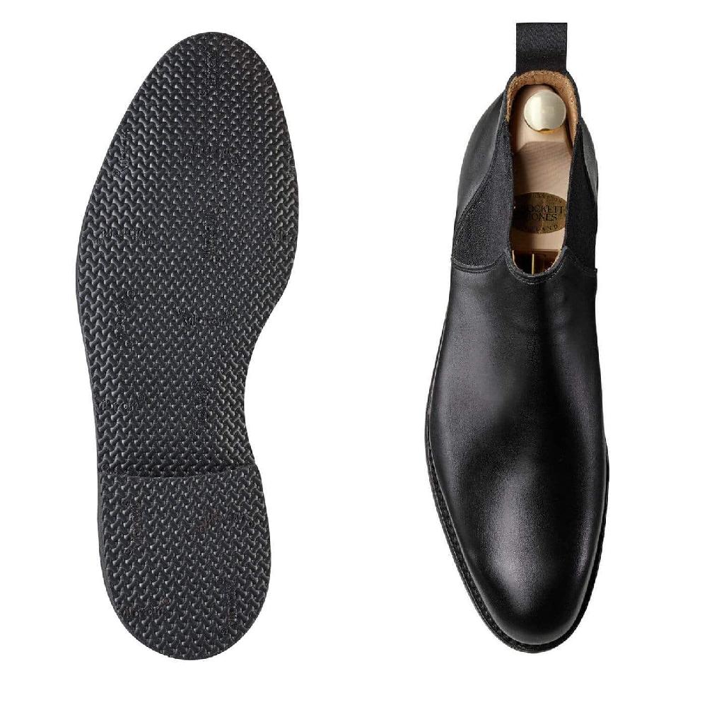 Crockett & Jones Lottie Black Wax Calf