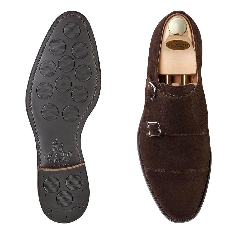 Crockett & Jones Lowndes 4 Dark Oak Suede