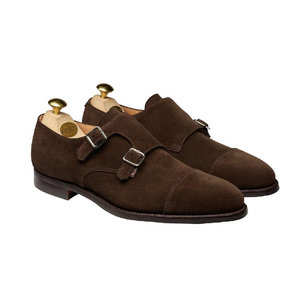 crockett & jones Lowndes 4 Dark Oak Suede