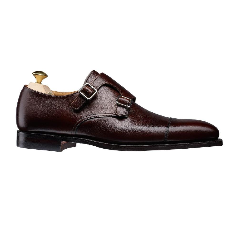 Crockett & Jones Lowndes Dark Brown Pebble Grain