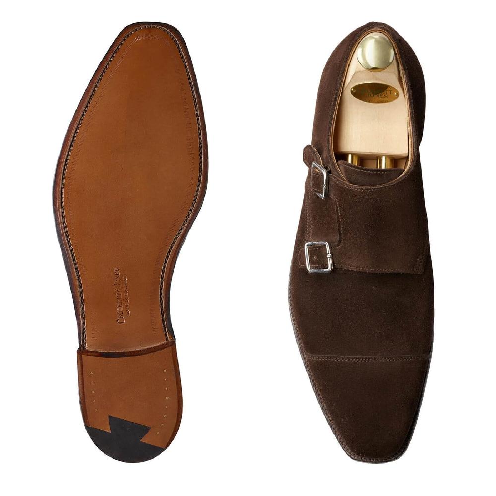 Crockett & Jones Lowndes Espresso Calf Suede