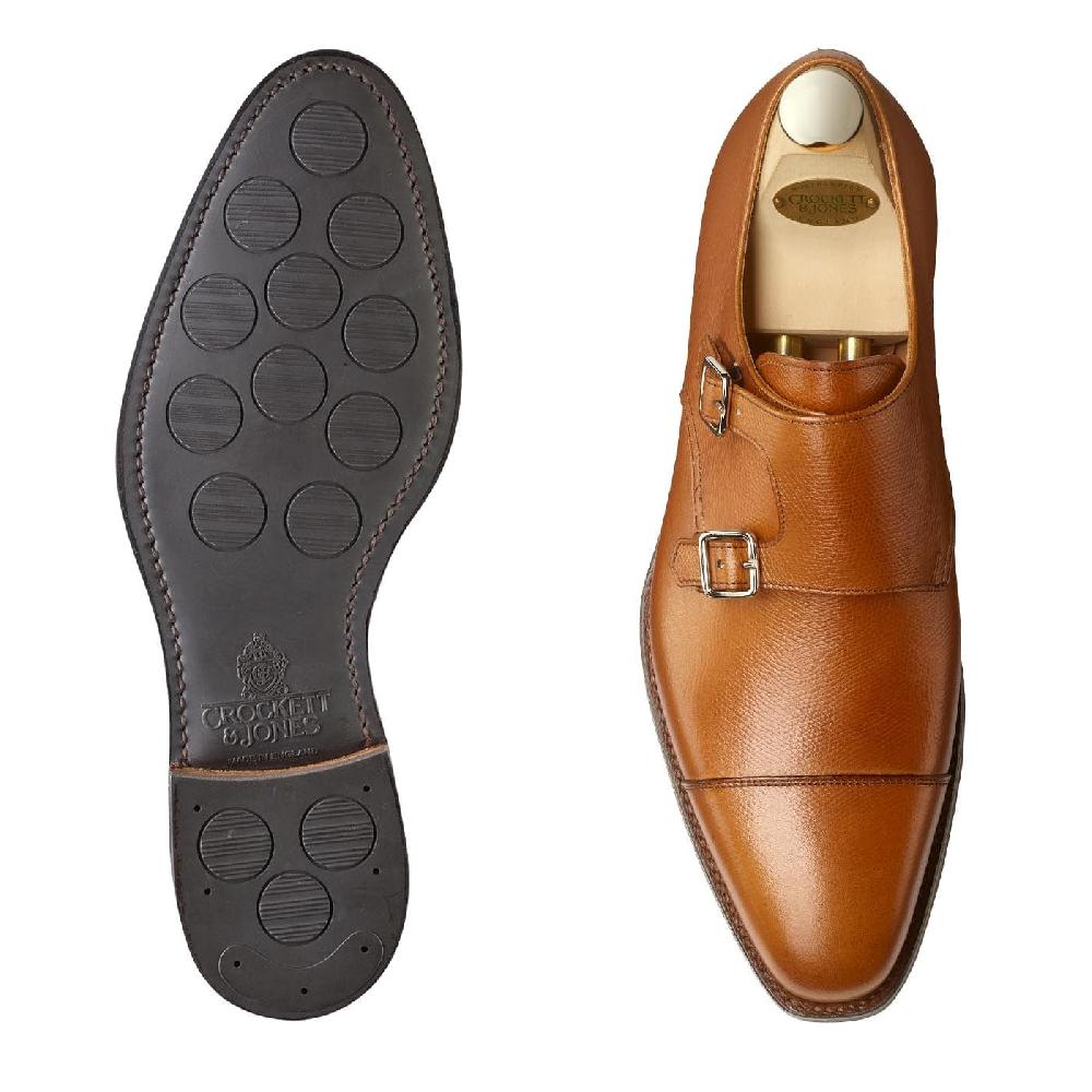 Crockett & Jones Lowndes Tan Golf Grain