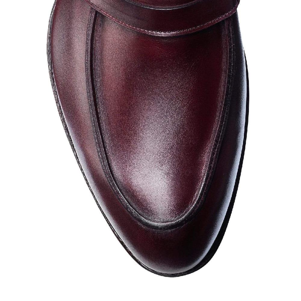Crockett & Jones Lucy Burgundy Burnished Calf