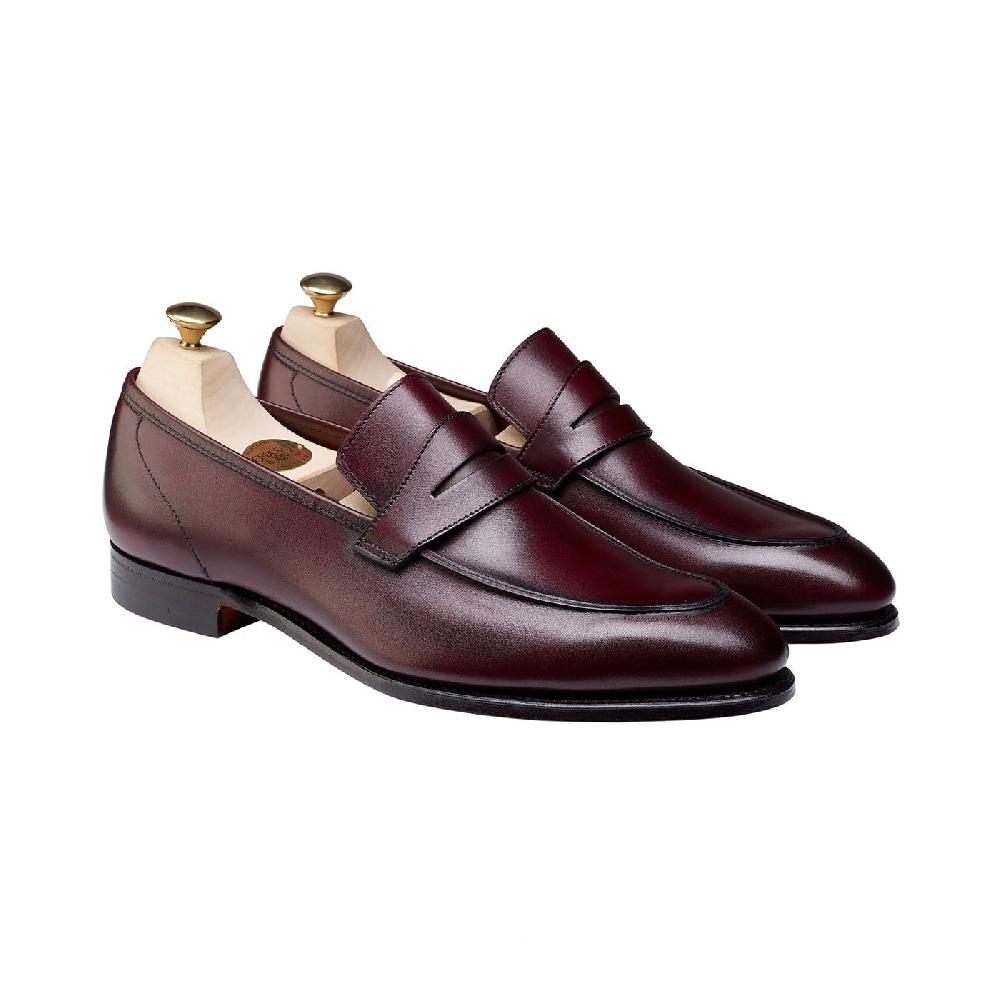 crockett & jones Lucy Burgundy Burnished Calf