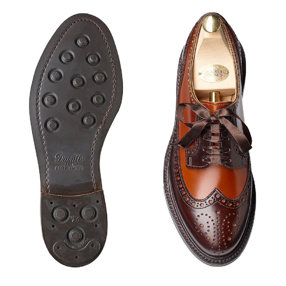 Crockett & Jones Luna Dark Brown & Tan Cavalry Calf
