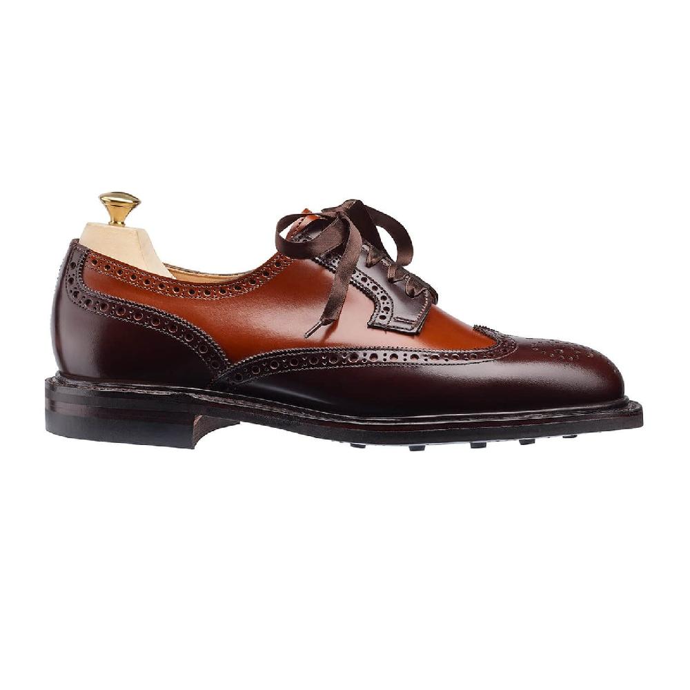 Crockett & Jones Luna Dark Brown & Tan Cavalry Calf
