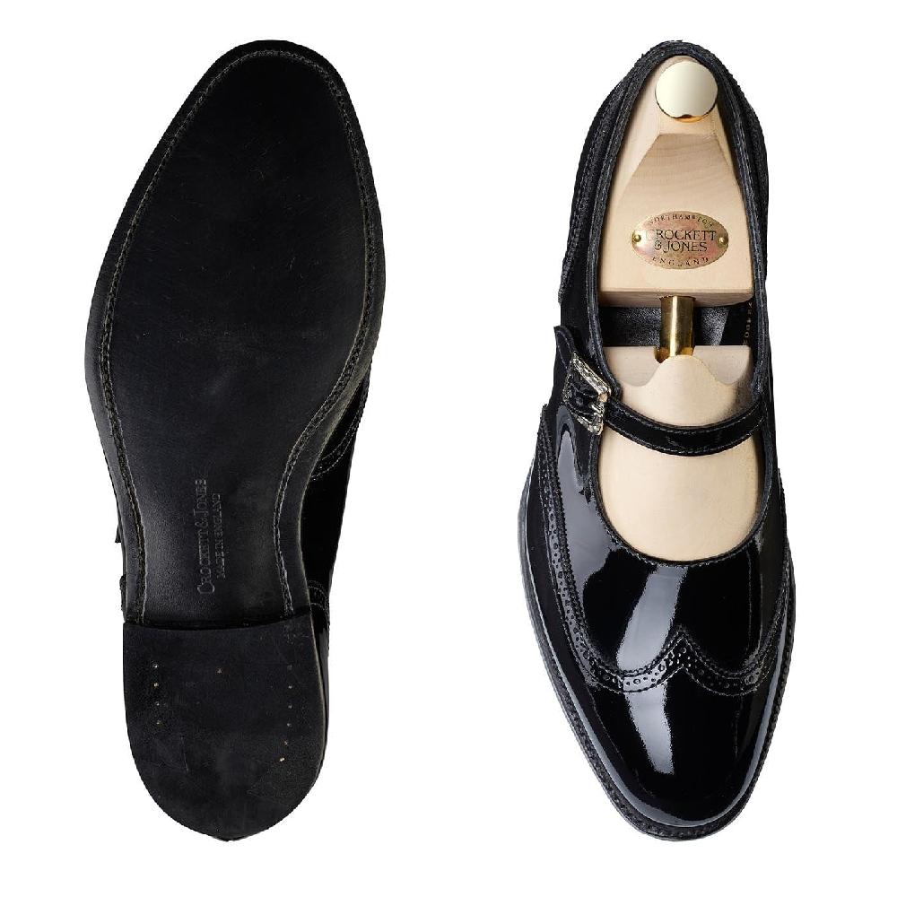 Crockett & Jones Mary Black Patent