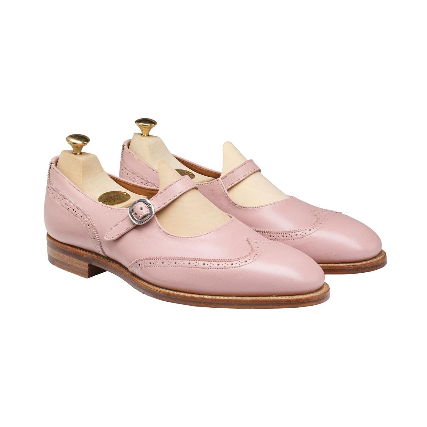 crockett & jones Mary Blush Pink Calf