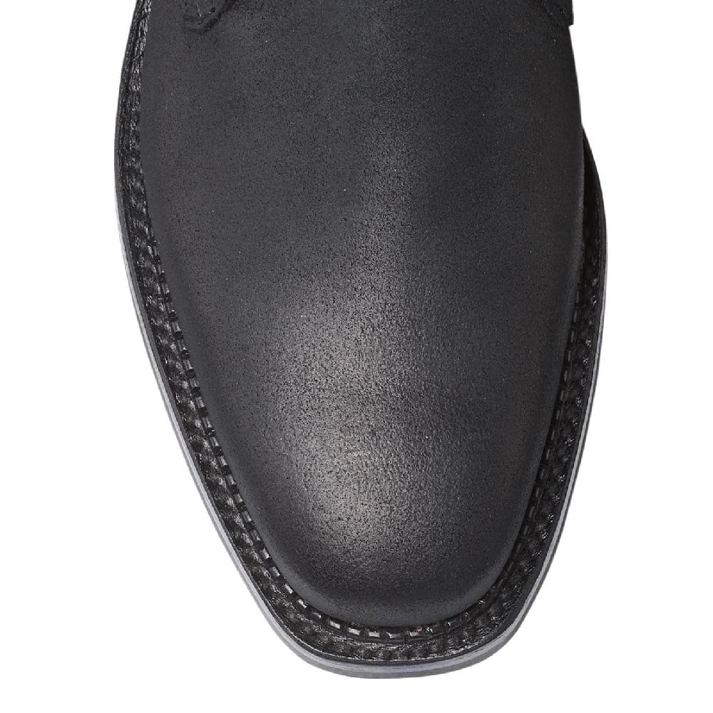 Crockett & Jones Molton Black Rough-Out Suede